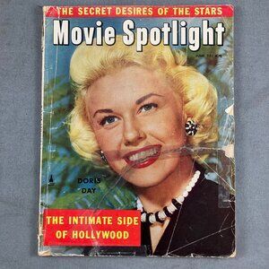 Vintag 1953 Movie Magazine Doris Day Zsa Zsa Charlton Heston Robert Mitchum Lili